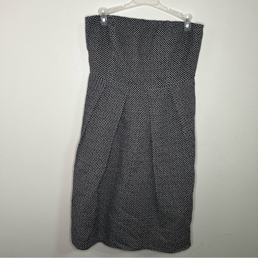 Jcrew strapless polka dot dress - Picture 1 of 10